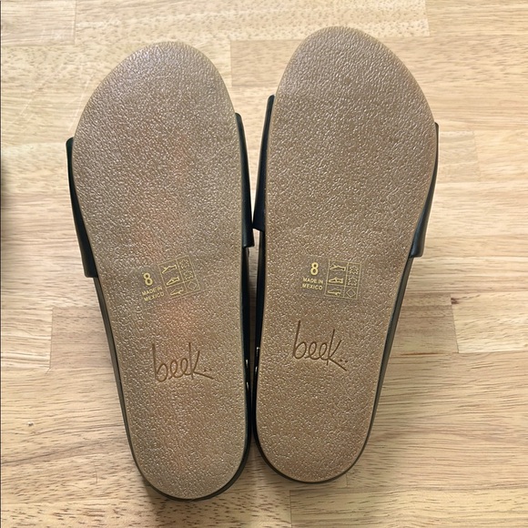 Beek Black Leather Sandals - Picture 5 of 8